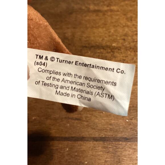 Tom & Jerry Mouse Christmas Ornament Vtg Plush Stuffed Animal Mini Toy Santa Hat - Picture 7 of 8